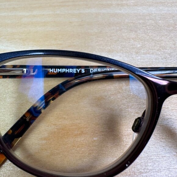 Humphrey's Eyewear Eyeglasses Two Tone Cat-Eye 592037 Tortoise Arms - Picture 3 of 6
